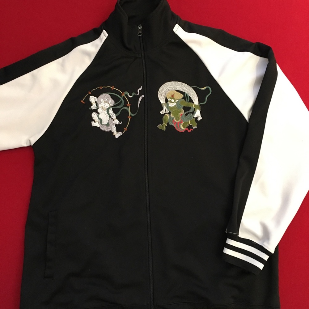 Authentic Japanese finely stitched track jacket.
